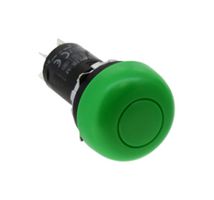 MW1B-M32G - Pushbutton Switch, MW, 22 mm, DPDT, Momentary, Mushroom, Green - IDEC