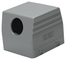 T1210320129-000 - Heavy Duty Connector, Hood, Side Entry, Aluminium Alloy Body, 2 Lever, H32B - TE CONNECTIVITY