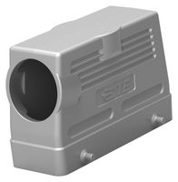 T1230240140-000 - Heavy Duty Connector, Hood, Side Entry, Aluminium Alloy Body, 2 Lever, H24B - TE CONNECTIVITY