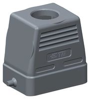 T1320060113-000 - Heavy Duty Connector, Hood, Top Entry, Aluminium Alloy Body, 1 Lever - TE CONNECTIVITY