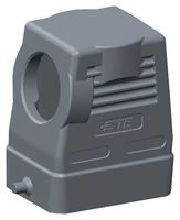 T1330060121-000 - Heavy Duty Connector, Hood, Side Entry, Aluminium Alloy Body, 1 Lever - TE CONNECTIVITY