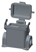 T1620063216-000 - Heavy Duty Connector, Base, Bulkhead Mount, Side Entry, Aluminium Alloy Body, 1 Lever - TE CONNECTIVITY