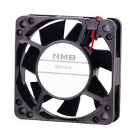 06015VA-12P-AA-00 - DC Axial Fan, 12 V, Square, 60 mm, 15 mm, Ball Bearing, 19.4 CFM - NMB TECHNOLOGIES