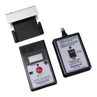 19443 - Air Ionization Test Kit, 0 kV/in to ± 19.99 kV/in, 5 %, 24mm H x 70mm W x 126mm D - DESCO