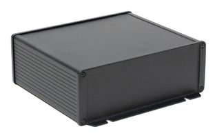 1457U1602EBK - Metal Enclosure, EMI/RFI Box, Extruded Aluminium, 68.07 mm, 191.01 mm, 160.02 mm, IP54 - HAMMOND