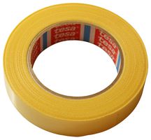 04934-00000-00 - Tape, Double Sided, Cloth, Synthetic Rubber Adhesive, White, 25 m x 25 mm - TESA