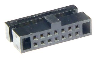 MP008706 - IDC Connector, IDC Receptacle, Female, 1.27 mm, 2 Row, 14 Contacts, Cable Mount - MULTICOMP PRO