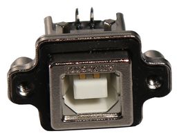 MUSBD111M1 - USB Sealed Connector, USB Type B, USB 2.0, Receptacle, 4 Position, Panel Mount, IP67 - AMPHENOL COMMUNICATIONS SOLUTIONS