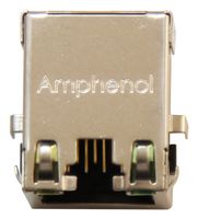 RJE71-188-1411 - Modular Connector, RJ45 Jack, 1 x 1 (Port), 8P8C, Cat6, Through Hole Mount - AMPHENOL COMMUNICATIONS SOLUTIONS