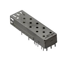 U77A11133001 - Cage,  SFP, 1 x 1 (Single), Without Heat Sink, Without Light Pipe, Through Hole Mount Right Angle - AMPHENOL COMMUNICATIONS SOLUTIONS