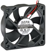 PLB60B12FSE33A - DC Axial Fan, 12 V, Square, 60 mm, 15 mm, Ball Bearing - SEPA