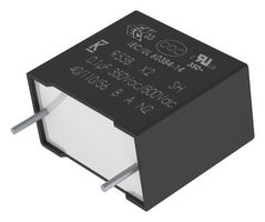 R53BR41505000K - Safety Capacitor, Metallized PP, Radial Box - 2 Pin, 1.5 µF, ± 10%, X2, Through Hole - KEMET