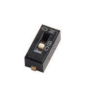 CHS-01TA1 - DIP / SIP Switch, 1 Circuits, Slide, Surface Mount, SPST-NO, 6 V, 100 mA - NIDEC COPAL ELECTRONICS