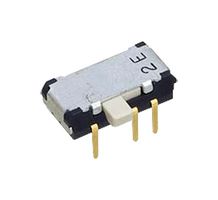 CMS-2214C - Slide Switch, DPDT, Surface Mount, CMS Series, 100 mA - NIDEC COPAL ELECTRONICS