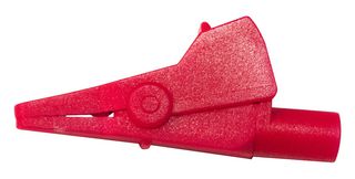 BU-651-2 - Alligator Clip, Red, 10 A, 7 mm Jaw Open - MUELLER ELECTRIC