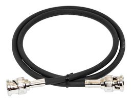 BU-P5697-60 - RF / Coaxial Cable Assembly, BNC Plug to BNC Plug, RG58C/U, 50 ohm, 60 ", 1.52 m, Black - MUELLER ELECTRIC