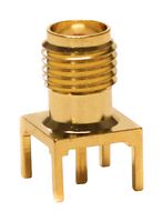 BU-1420701211 - RF / Coaxial Connector, SMA Coaxial, Straight Jack, Through Hole Vertical, 50 ohm - MUELLER ELECTRIC