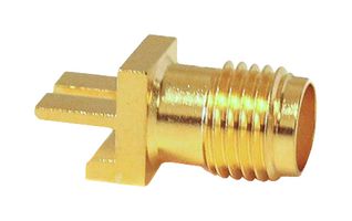 BU-1420761851 - RF / Coaxial Connector, SMA Coaxial, Straight Jack, Solder, 50 ohm, Beryllium Copper - MUELLER ELECTRIC