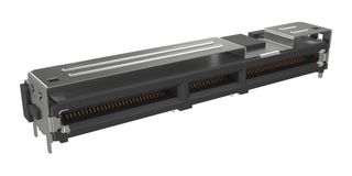 G64V34312HR - Card Edge Connector, Dual Side, 140 Contacts, Surface Mount, Straight, Solder - AMPHENOL COMMUNICATIONS SOLUTIONS