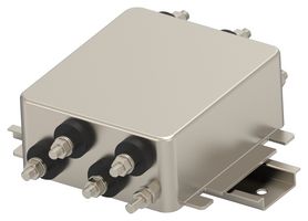 6-1609966-7 - Power Line Filter, General Purpose, 520 VAC, 15 A, Three Phase, 1 Stage, DIN Rail Mount - CORCOM - TE CONNECTIVITY