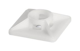 WT-BASE LS HF 6 - Cable Tie Mount, Screw, 4.8 mm, Transparent, ABS (Acrylonitrile Butadiene Styrene), 27 mm, 27 mm - PHOENIX CONTACT