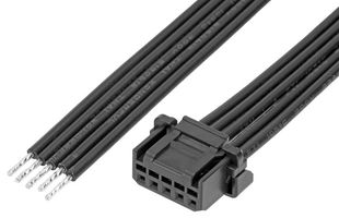219653-1052 - Cable Assembly, Micro-One 2.0 Receptacle to Free End, 5 Ways, 2 mm, 1 Row, 150 mm, 5.9 " - MOLEX