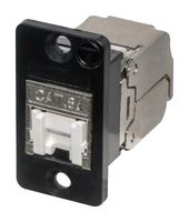 SGKSJEBPM - Modular Connector, RJ45 Jack, 1 x 1 (Port), 8P8C, Cat6a, Panel Mount - TUK