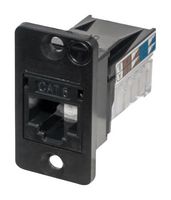 SKMCBPM - Modular Connector, RJ45 Jack, 1 x 1 (Port), 8P8C, Cat6, Panel Mount - TUK