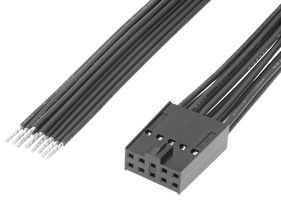 219659-1102 - Cable Assembly, C-Grid III Receptacle to Free End, 10 Ways, 2.54 mm, 2 Row, 150 mm, 5.9 " - MOLEX