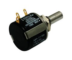 534B1201JC - Rotary Potentiometer, 200 ohm, 10 Turns, Linear, 2 W, ± 5%, 534 Series - VISHAY