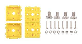 110070021 - Yellow Wrapper, 1x1, 4 Pcs Pack, ABS, Grove Modules - SEEED STUDIO