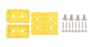 110070025 - Yellow Wrapper, 1x2, 4 Pcs Pack, ABS, Grove Modules - SEEED STUDIO