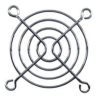 G60-4 - Fan Finger Guard, Steel - Wire Form, 60mm Axial Fans, 50 mm, Bright Nickel Chrome - ORION FANS