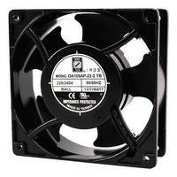 OA109AP-22-2TB - AC Axial Fan, 230V, Square, 120 mm, 38.5 mm, Ball Bearing, 71 CFM - ORION FANS