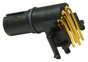 M12A-04PMMR-EE0001 - Sensor Connector, M Series, M12, Male, 4 Positions, PCB Pin, Right Angle PCB Mount - AMPHENOL LTW