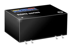 RSH3-2412S/H2 - Isolated Surface Mount DC/DC Converter, ITE, 3 W, 1 Output, 12 V, 250 mA - RECOM POWER