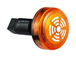 15030068. - Beacon, Yellow, Steady, Continuous, 80 dB, 230 VAC, 50 mm, IP65 - WERMA