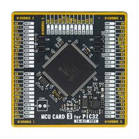 MIKROE-4375 - Add-On Board, MikroE MCU SIBRAIN, PIC32MZ PIC32MZ2048EFH144 MCU, 2 x 168 Pin Mezzanine Connector - MIKROELEKTRONIKA