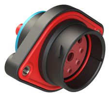 AHDP02-24-09PR-SRA - Circular Connector, DuraMate™ AHDP Smooth Ring Adapter Series, Panel Mount Receptacle, 9 Contacts - AMPHENOL SINE/TUCHEL