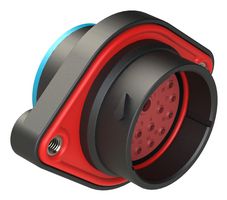 AHDP02-24-18PR-SRA - Circular Connector, DuraMate™ AHDP Smooth Ring Adapter Series, Panel Mount Receptacle - AMPHENOL SINE/TUCHEL