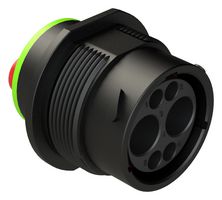 AHDP04-18-06PN-SRA - Circular Connector, DuraMate™ AHDP Series, Panel Mount Receptacle, 6 Contacts - AMPHENOL SINE/TUCHEL