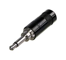 NYS226B - Phone Audio Connector, Mono, 2 Contacts, Plug, 3.5 mm, Cable Mount, Nickel Plated Contacts - REAN