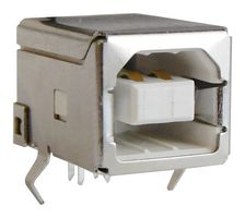 SS-52300-001 - USB Connector, USB Type B, USB 2.0, Receptacle, 4 Ways, PCB Mount, Right Angle - STEWART CONNECTOR