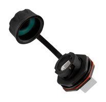 SS-60400-033   - In-Line Adapter, Cat6a, RJ45, RJ45, Adaptor, In-Line, SealJack Series, Jack, 8 Ways - STEWART CONNECTOR