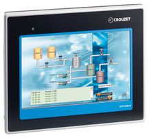 88970554N - HMI Touch Screen, 4.3", 480 x 272 Pixel, TFT LCD, 19.2 to 28.8 VDC, 0 °C to 50 °C, 128 mm x 102 mm - CROUZET