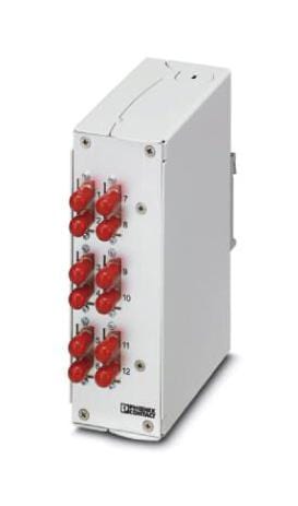 PHOENIX CONTACT Fibre Optics FOC-PP-SB-ST:6 DIN RAIL SPLICE BOX, 6 X ST SIMPLEX PHOENIX CONTACT 3293219 FOC-PP-SB-ST:6