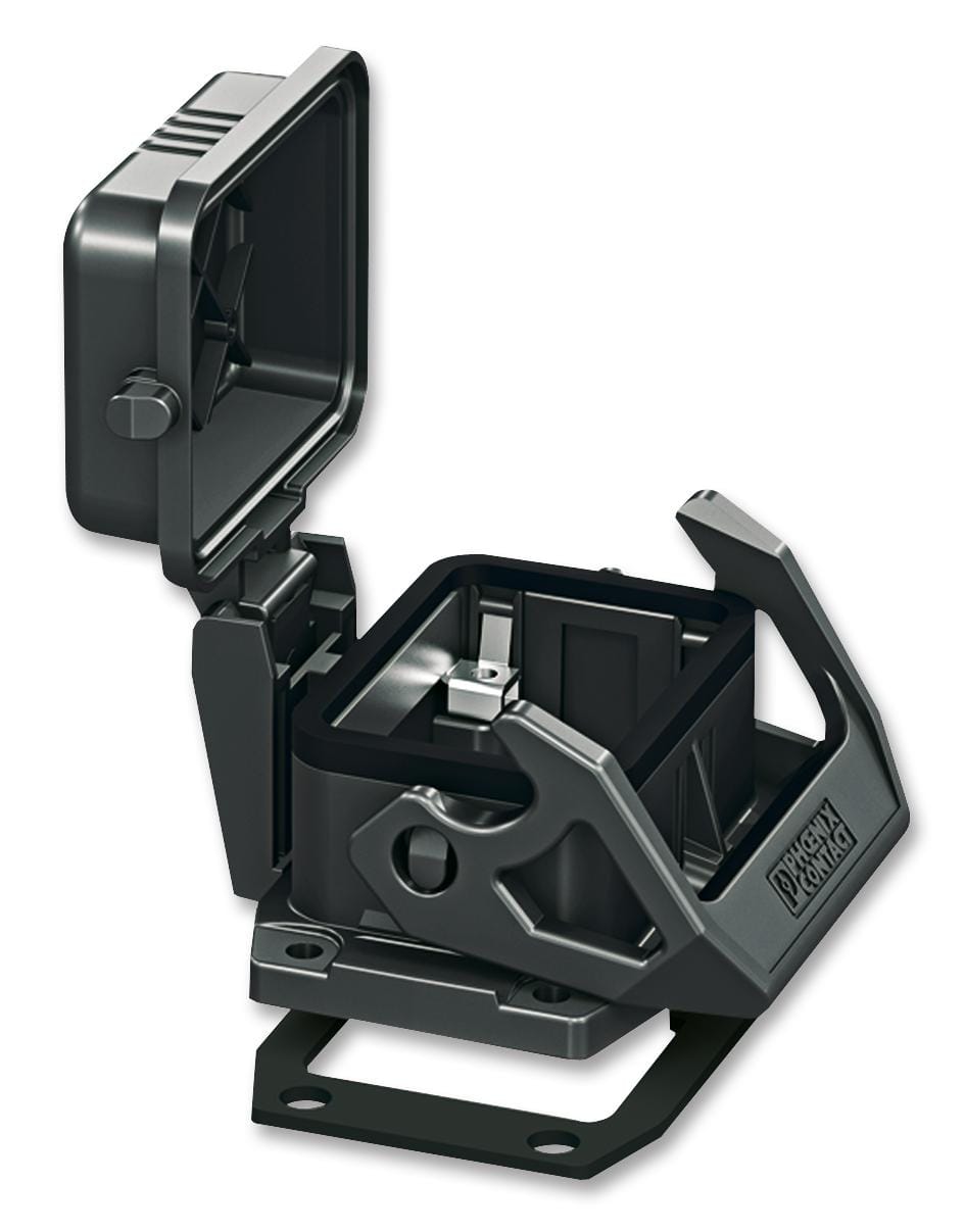 PHOENIX CONTACT Connector Backshells HC-EVO-B06-BWSC-PLRBK HOUSING, W/ COVER,  B6, 1 LEVER, PLASTIC PHOENIX CONTACT 2309595 HC-EVO-B06-BWSC-PLRBK