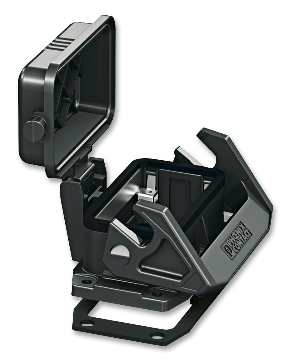 PHOENIX CONTACT Connector Backshells HC-EVO-B10-BWSC-PLRBK HOUSING, W/COVER,  B10, 1 LEVER, PLASTIC PHOENIX CONTACT 2309606 HC-EVO-B10-BWSC-PLRBK