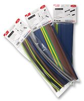 308-34010 Heatshrink, 3:1, 40mm, MIX Col, PK10 HELLERMANNTYTON