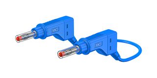 66.9407-100-23 PVC TEST LEAD, BLUE, 1M, 600V, 32A STAUBLI
